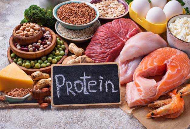 مصرف کافی پروتئین